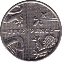 5 pence - Royaume-Uni