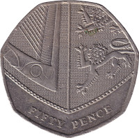 50 pence - Royaume-Uni