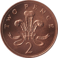 2 pence - Royaume-Uni