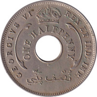 1/2 penny - Royaume-Uni