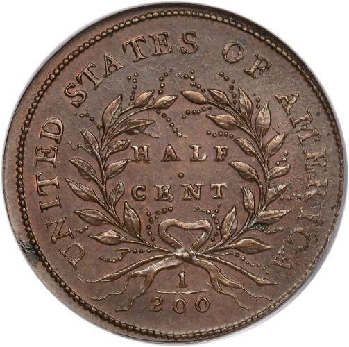 1/2 cent - États-Unis d'Amérique