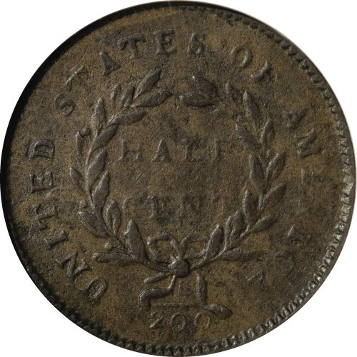 1/2 cent - États-Unis d'Amérique