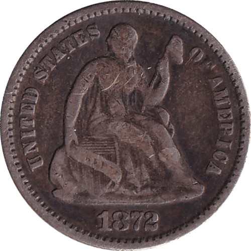 1/2 dime - États-Unis d'Amérique