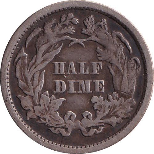 1/2 dime - États-Unis d'Amérique