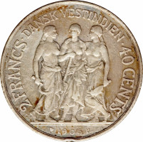 2 francs - États-Unis d'Amérique