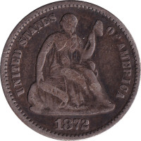 1/2 dime - États-Unis d'Amérique