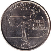 1/4 dollar - États-Unis d'Amérique