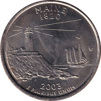 1/4 dollar - États-Unis d'Amérique