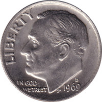 1 dime - United States of America