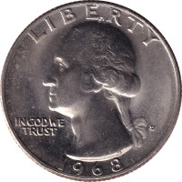 1/4 dollar - United States of America