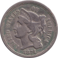 3 cents - États-Unis d'Amérique