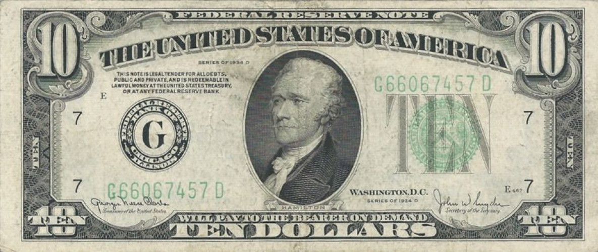 10 dollars - United States of America