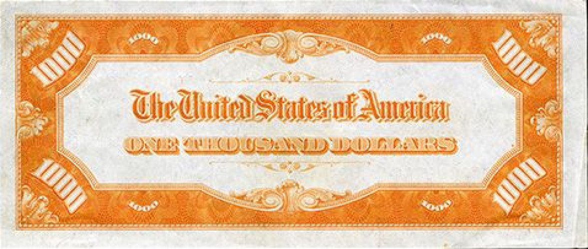 1000 dollars - États-Unis d'Amérique