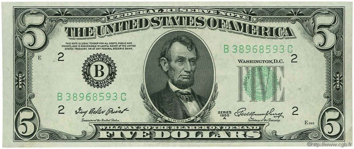 5 dollars - United States of America