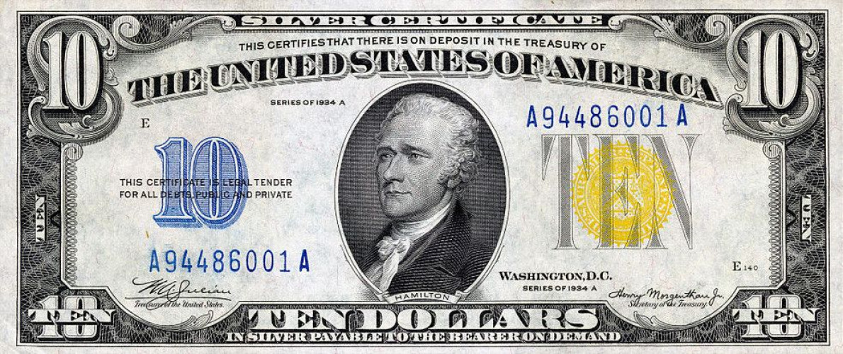 10 dollars - États-Unis d'Amérique