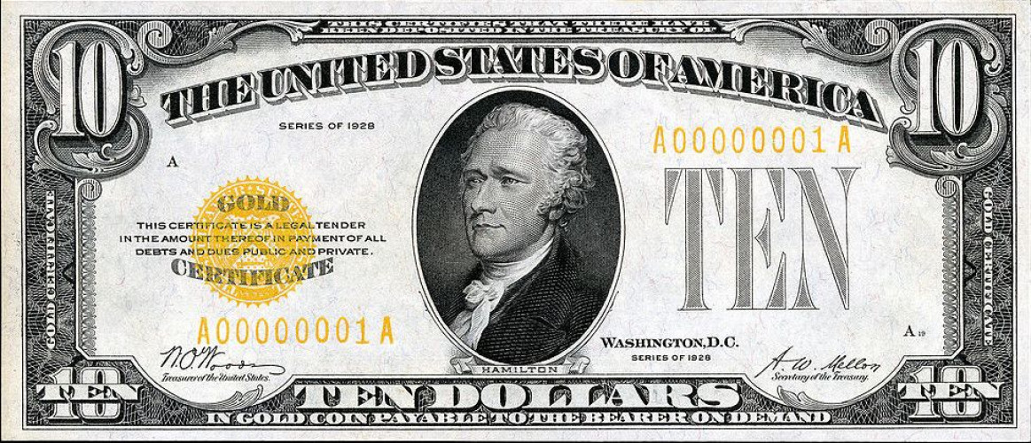 10 dollars - États-Unis d'Amérique