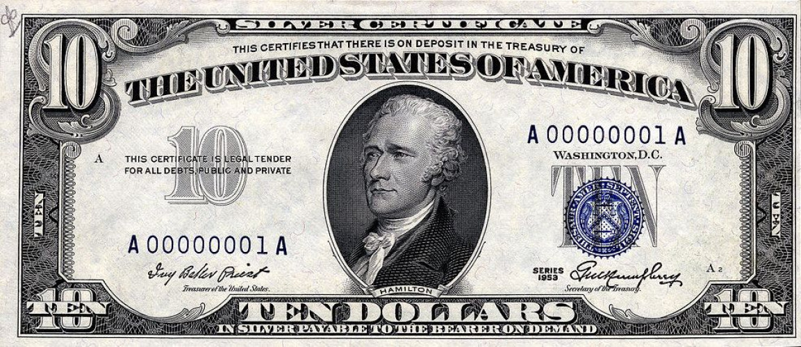 10 dollars - États-Unis d'Amérique