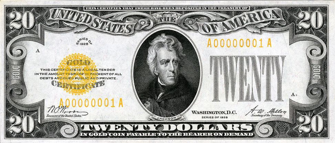 20 dollars - États-Unis d'Amérique