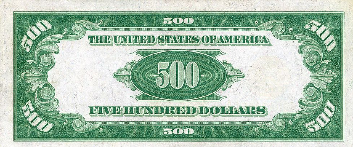 500 dollars - États-Unis d'Amérique