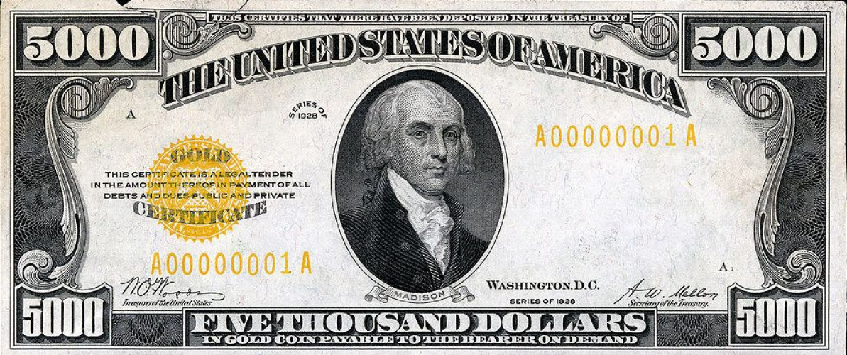 5000 dollars - United States of America