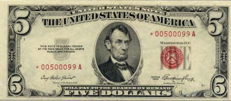 5 dollars - États-Unis d'Amérique