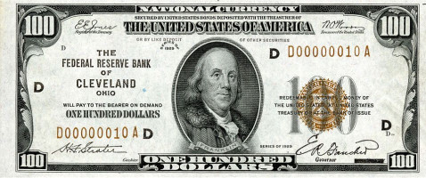 100 dollars - États-Unis d'Amérique