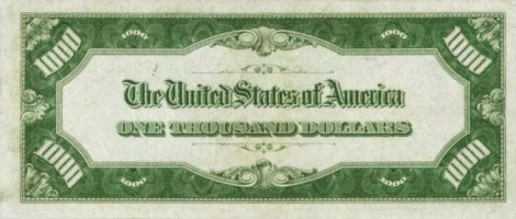 1000 dollars - United States of America