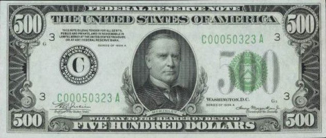 500 dollars - United States of America