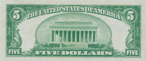 5 dollars - États-Unis d'Amérique