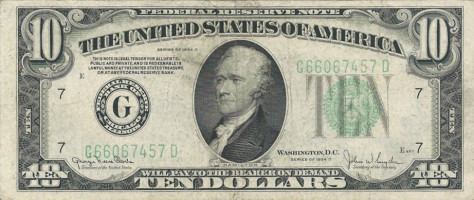 10 dollars - États-Unis d'Amérique