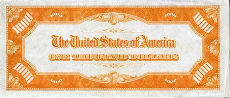 1000 dollars - United States of America