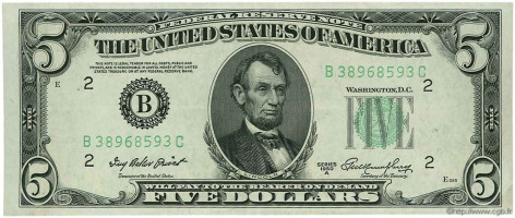 5 dollars - United States of America