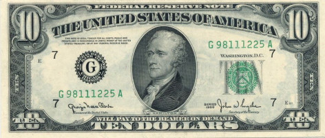 10 dollars - États-Unis d'Amérique