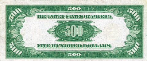 500 dollars - États-Unis d'Amérique