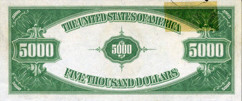 5000 dollars - États-Unis d'Amérique