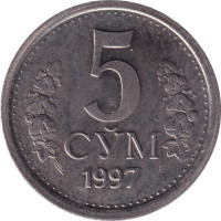 5 som - Ouzbékistan