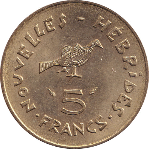 5 francs - Vanuatu