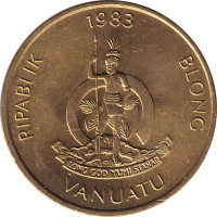 1 vatu - Vanuatu