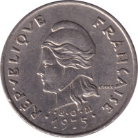 10 francs - Vanuatu