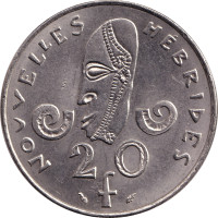 20 francs - Vanuatu