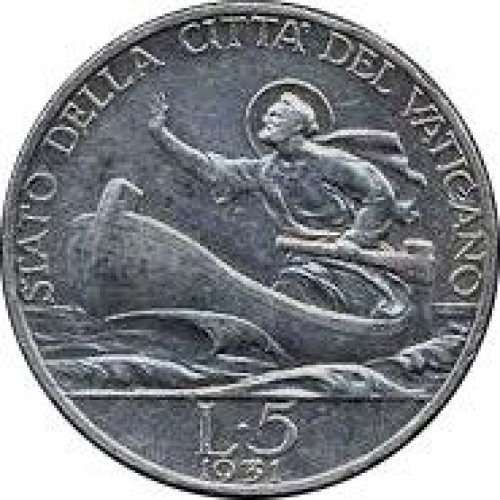 5 lire - Vatican