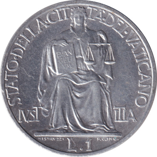 1 lira - Vatican