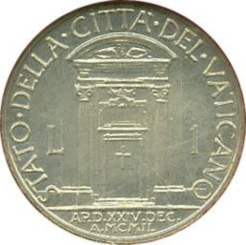 1 lira - Vatican