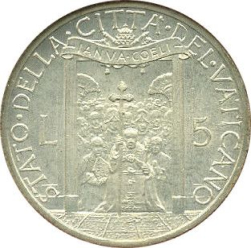 5 lire - Vatican