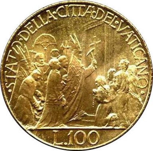 100 lire - Vatican