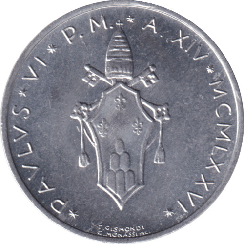 5 lire - Vatican