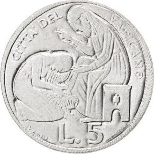 5 lire - Vatican