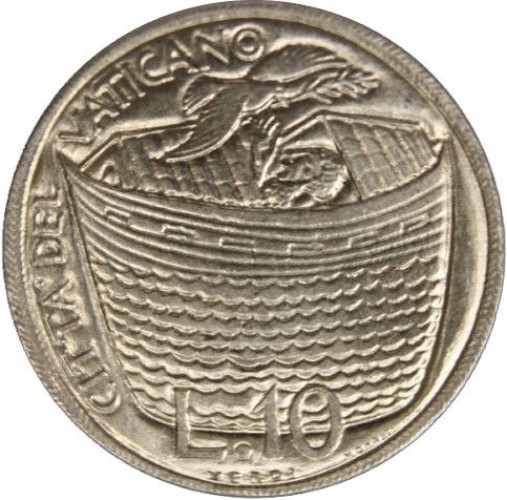 10 lire - Vatican