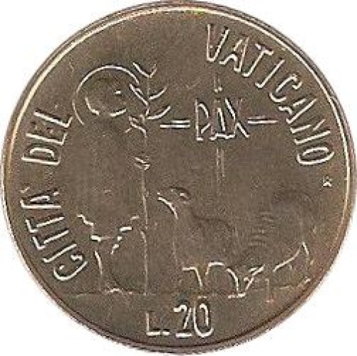 20 lire - Vatican