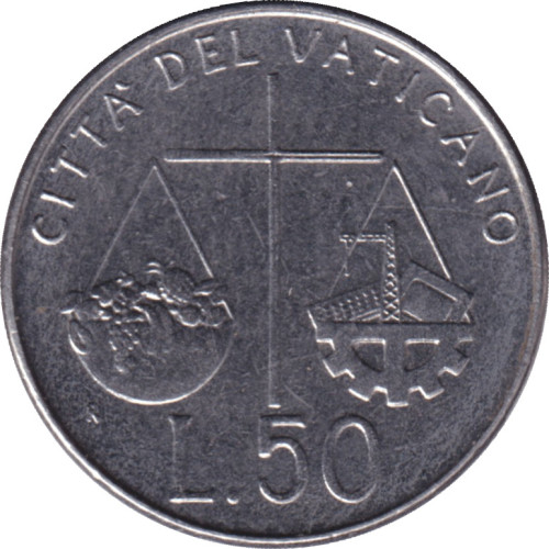 50 lire - Vatican